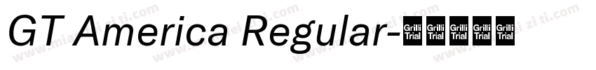 GT America Regular字体转换